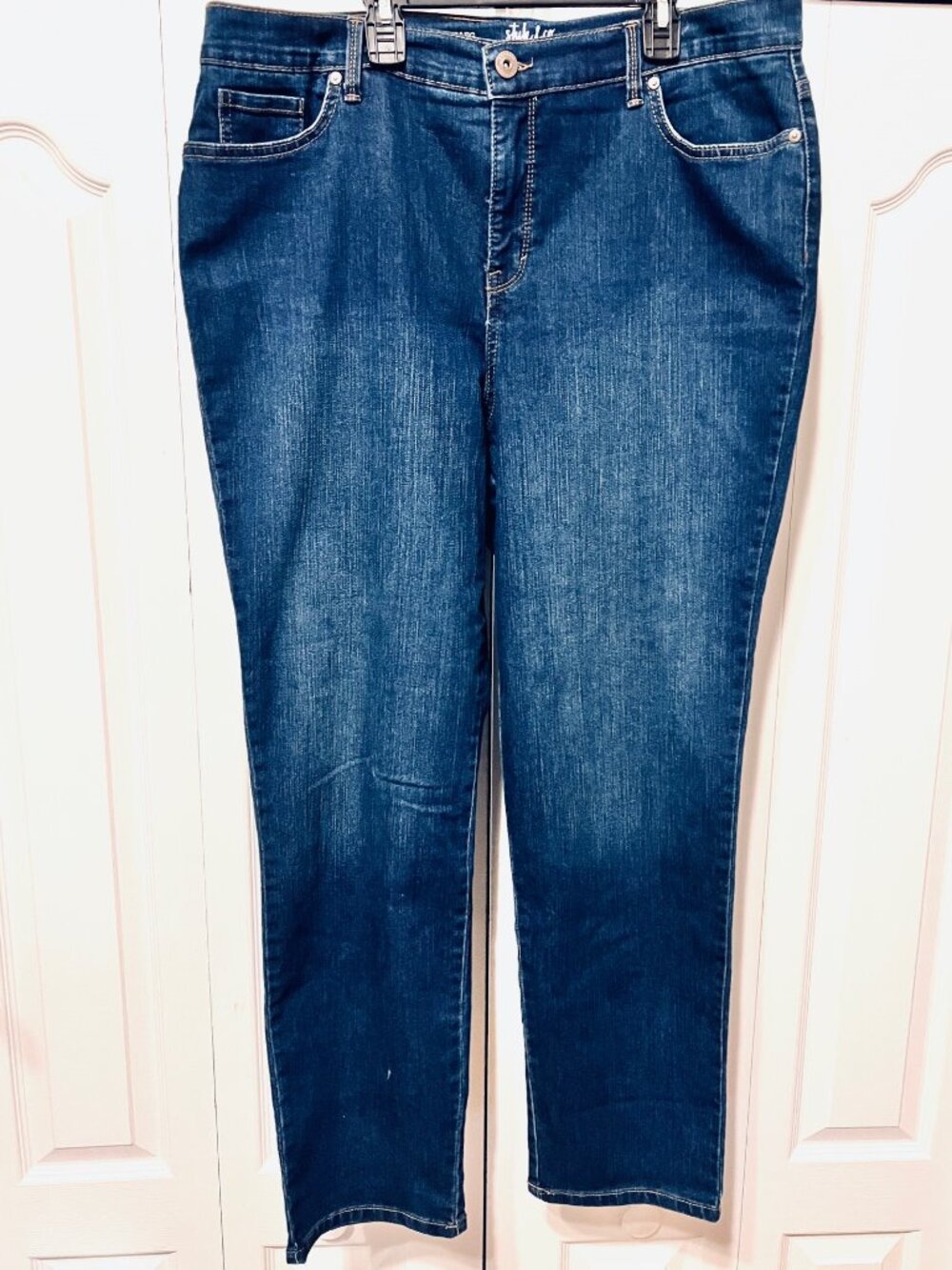 Style & Co. Straight Leg Stretch-Women's Jeans-Size 18-Blue-Comfy-Casual